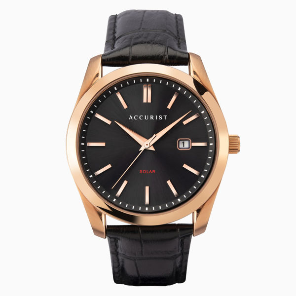 Picture of MAN chrom  LEATHER STRAP